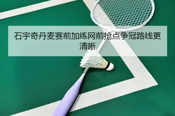 石宇奇丹麦赛前加练网前抢点争冠路线更清晰